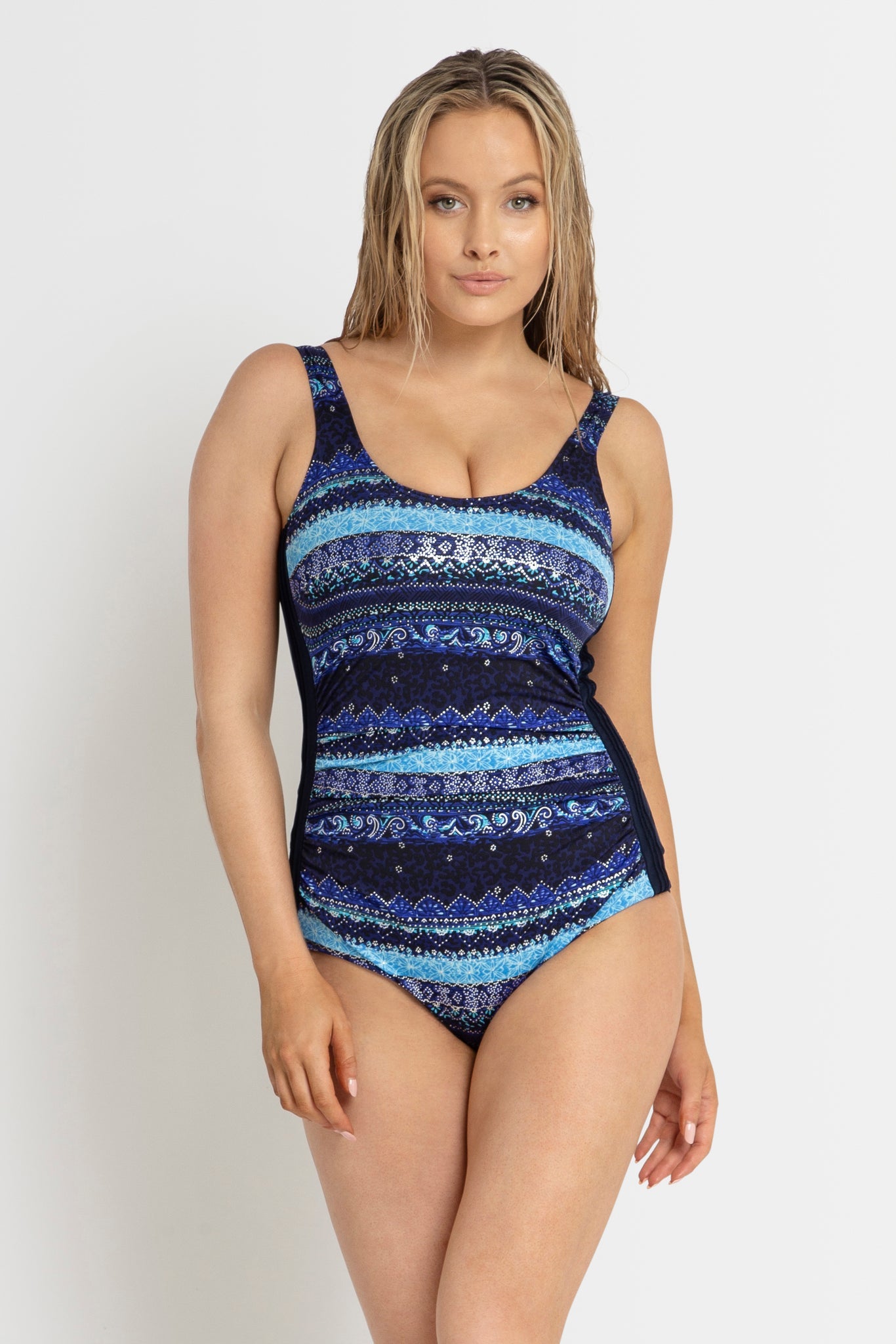 Poolproof Saltbeach Scoop Ruche Mastectomy Swimsuit