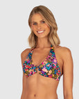 Baku - St Barths C-D Cup Halter Bikini Bra - Larx