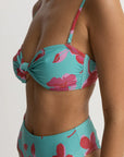 Rhythm - Inferna Floral Knotted Bandeau Top - Larx