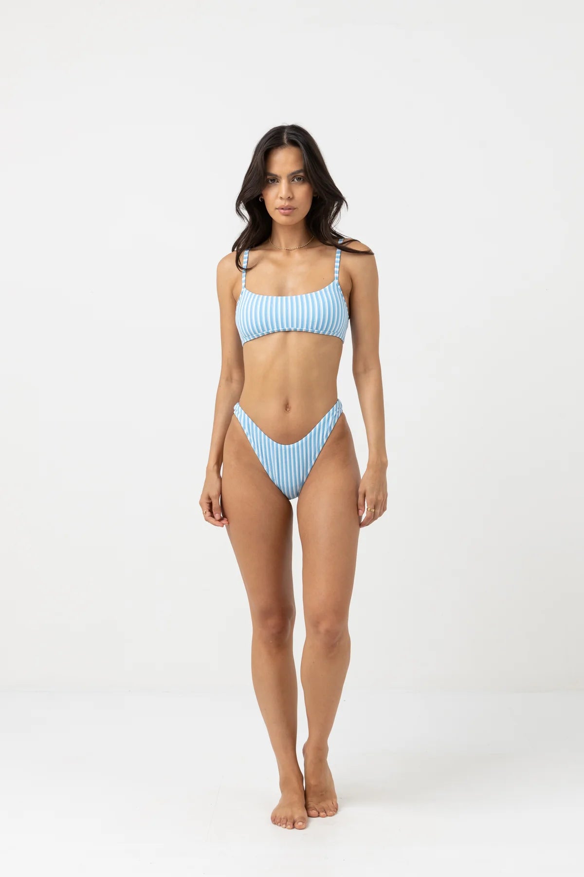 Rhythm - Sunbather Stripe Hi Cut Pant - Larx