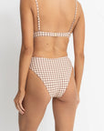Rhythm - Rumi Check Hi Waist Pant - Larx
