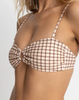 Rhythm - Rumi Check Ring Bandeau Top - Larx
