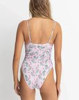 Rhythm - Brooklyn Paisley Scrunched Side One Piece - Larx