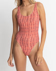 Rhythm - Sahara Tie Dye Scoop Neck One Piece - Larx