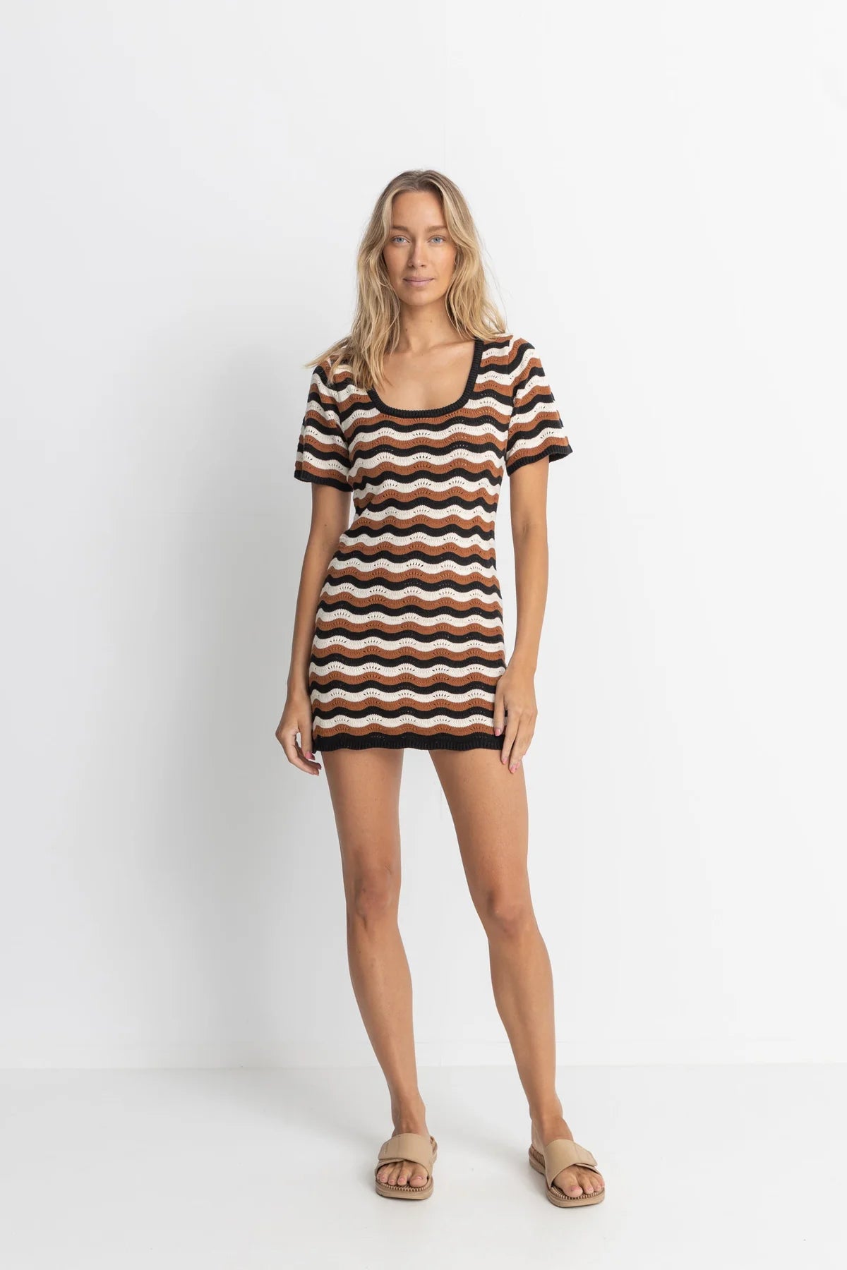 Rhythm - Venice Knit Mini Dress - Larx