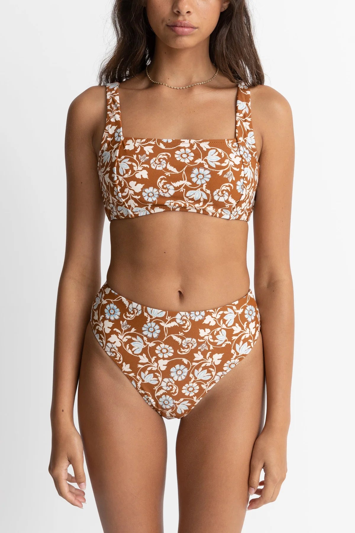 Rhythm - Highland Paisley Support Hidden Underwire Top - Larx
