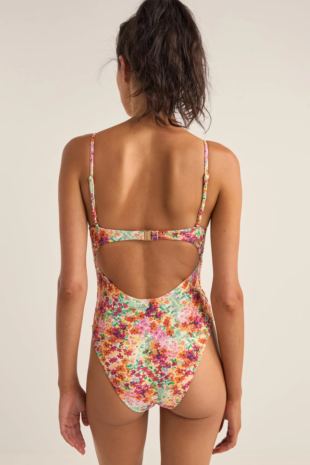 Rhythm - Sierra Floral Tie Front One Piece - Larx