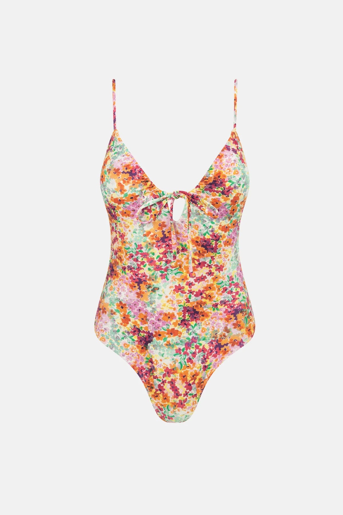 Rhythm - Sierra Floral Tie Front One Piece - Larx