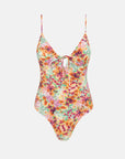Rhythm - Sierra Floral Tie Front One Piece - Larx
