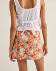 Rhythm - Sierra Floral Bias Cut Mini Skirt - Larx