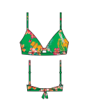 Baku - Ipanema Fixed Triangle Bikini Bra - Larx
