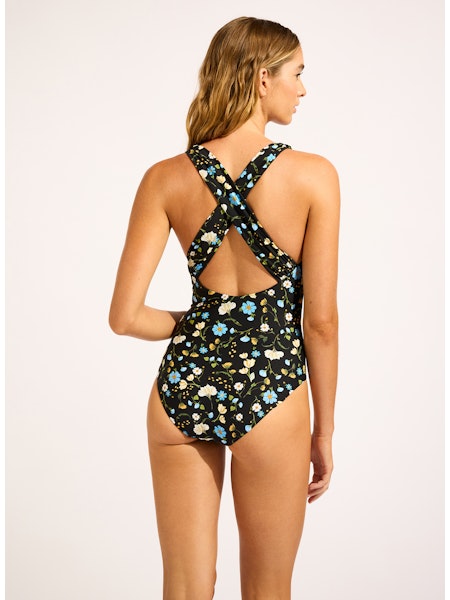 Seafolly - Modern Romance Cross Back One Piece