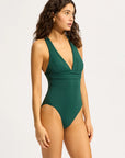Seafolly - S. Collective Cross Back One Piece Evergreen