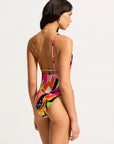 Seafolly - Rio V Neck One Piece - Larx
