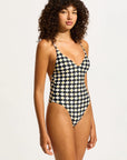 Seafolly - Kasbah V Neck One Piece - Larx