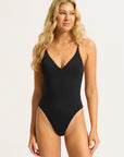 Seafolly - Seafolly Collective V Neck One Piece - Larx