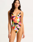 Seafolly - Rio V Neck One Piece - Larx