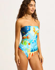 Seafolly - Aquarius Bandeau One Piece - Larx