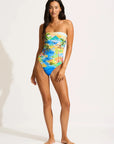 Seafolly - South Pacific Bandeau One Piece - Larx