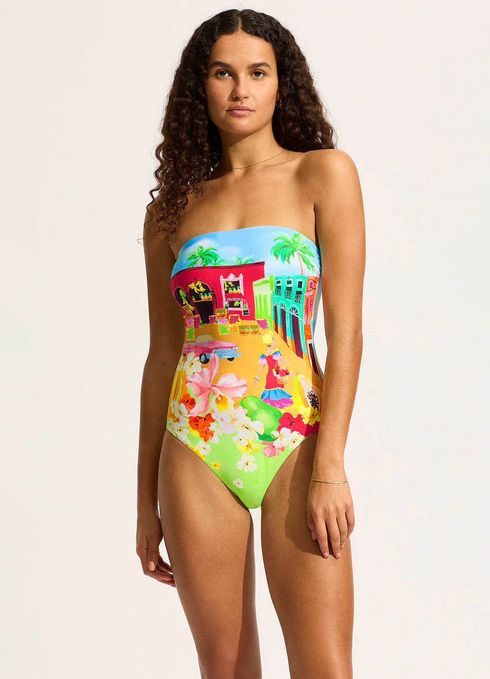 Seafolly - Cuba Bandeau One Piece - Larx
