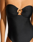 Seafolly - Palermo Ring Front Bandeau One Piece - Larx