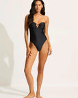 Seafolly - Palermo Ring Front Bandeau One Piece - Larx