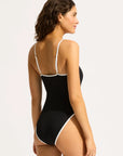 Seafolly - Beach Bound Square Neck One Piece - Larx