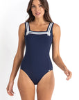 Jantzen - Heritage Classics Square Neck One Piece - Larx