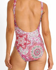 Jantzen - Chantille Gathered Surplice One Piece - Larx