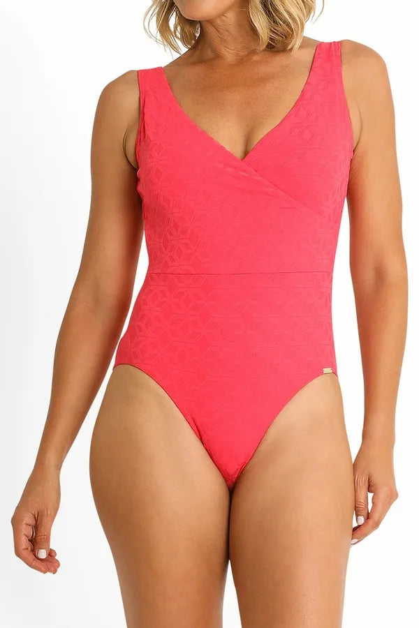 Jantzen - Prism Minimal Surplice One Piece - Larx