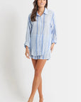 Sunseeker - Wilder Boyfriend Shirt Royal