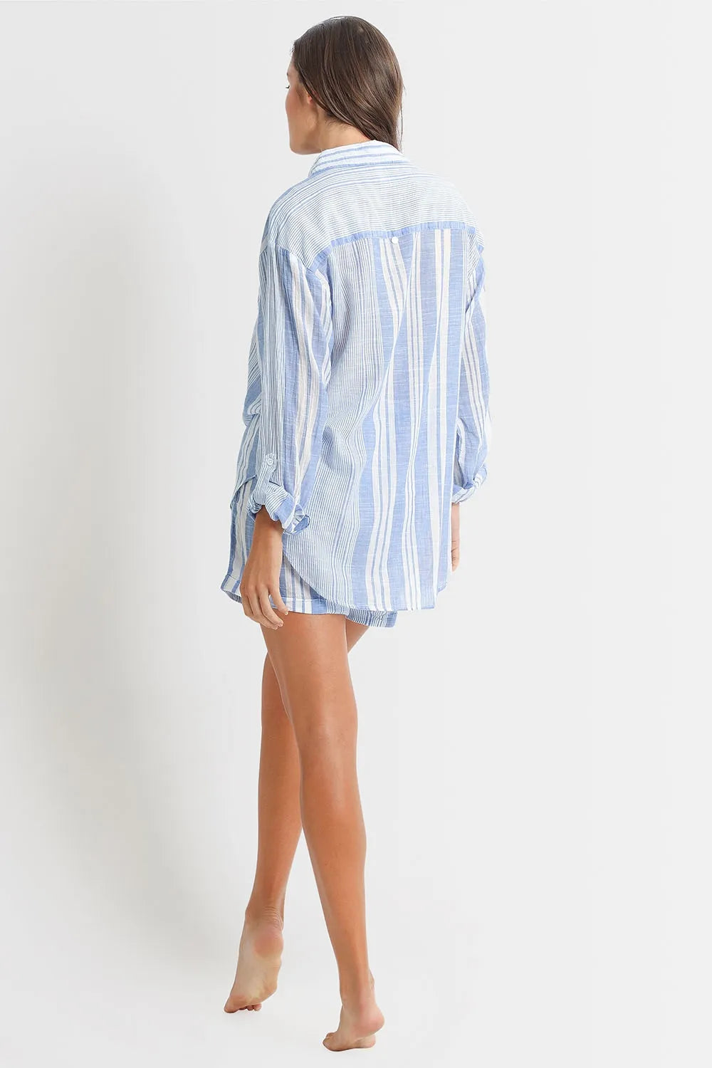 Sunseeker - Wilder Boyfriend Shirt Royal