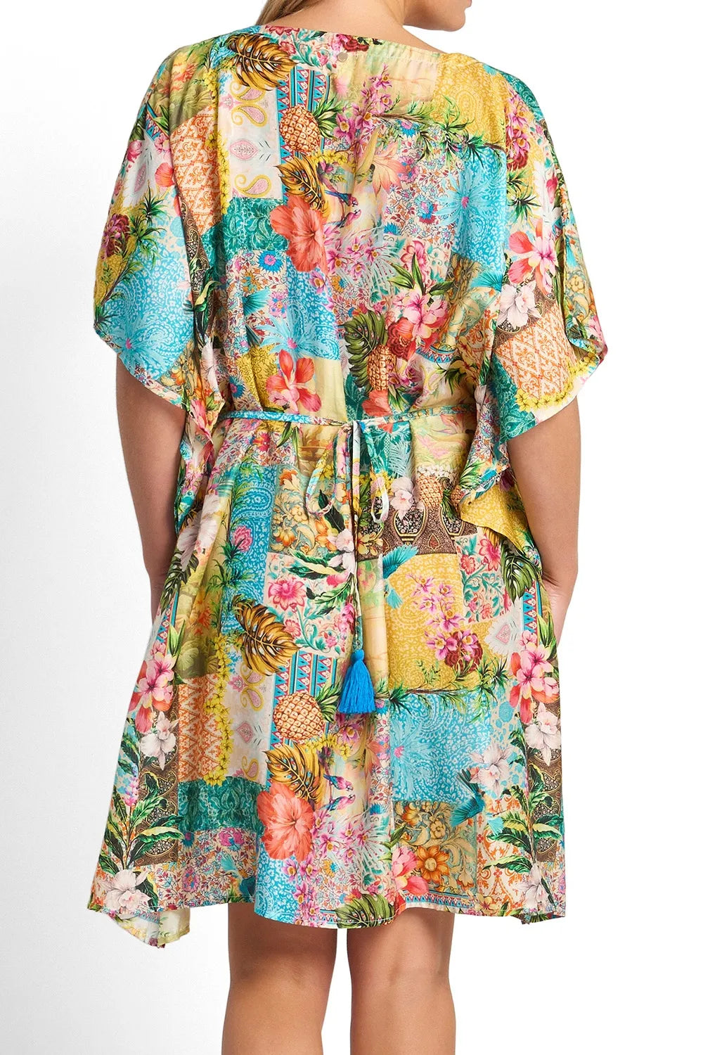 Sunseeker - Papaya Vee Mini Kaftan