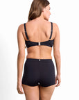 Sunseeker - Basix High Waisted Boyleg Pant Black