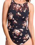 Jantzen - Hartland High Neck Cross Strap Mastectomy One Piece