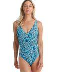 Jantzen - Noosa Bar Surplice One Piece - Larx