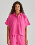 Sass - Codi Shirt Pink Zig Zag