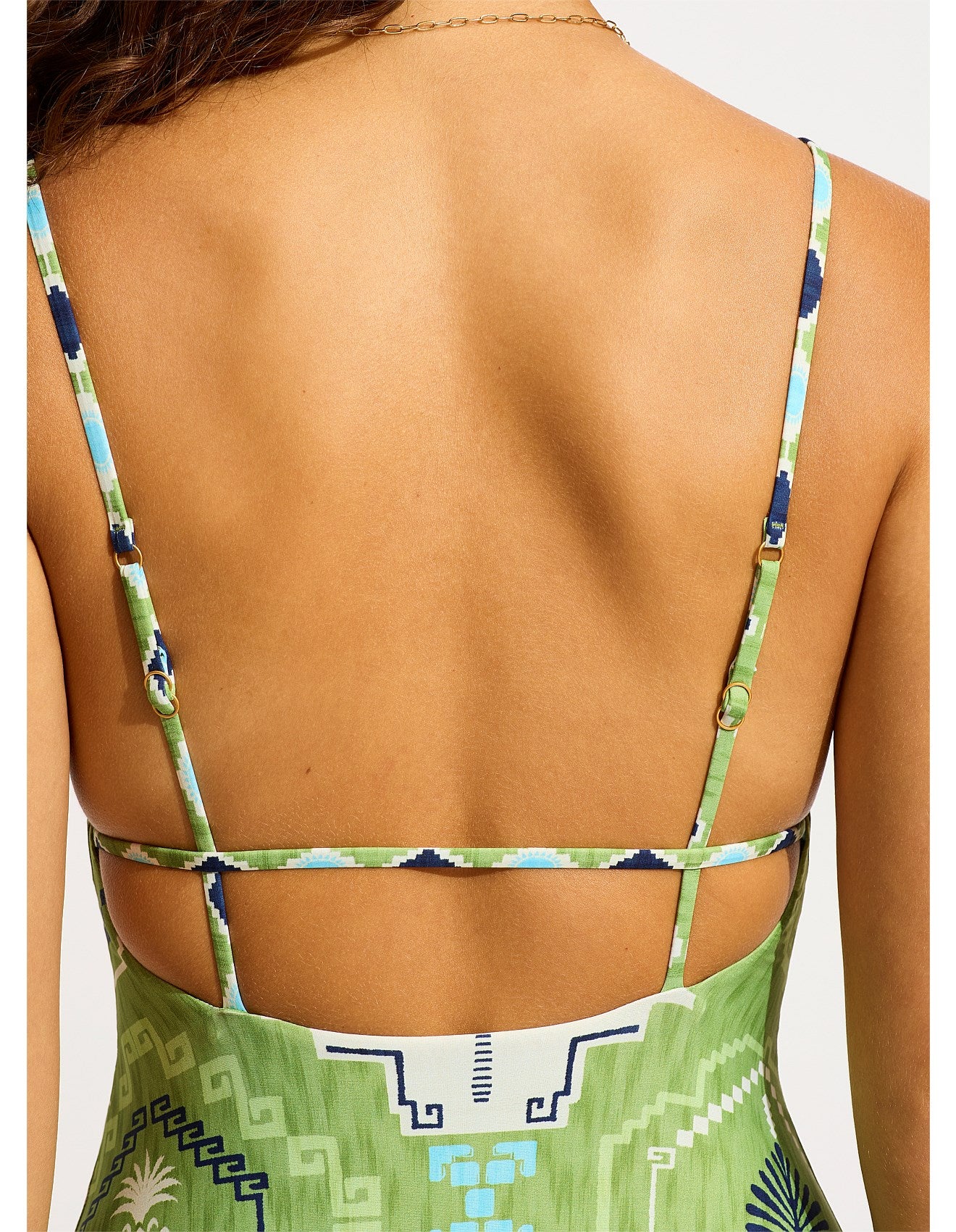 Seafolly - Kasbah V Neck One Piece - Larx