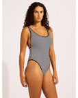 Seafolly - Clubhouse Retro One Piece True Navy