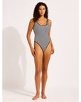 Seafolly - Clubhouse Retro One Piece True Navy