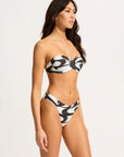 Seafolly - Wavelength Hi Leg Ruched Side Pant - Larx