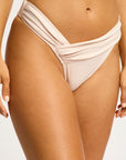 Seafolly - Soleil Ruched Band High Cut Pant - Larx