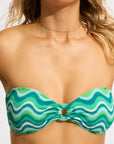 Seafolly - Neue Wave Ring Front Bandeau - Larx