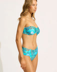 Seafolly - La Mer Gathered Band Retro Pant - Larx