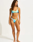Seafolly - High Leg Ruched Side Pant - Larx