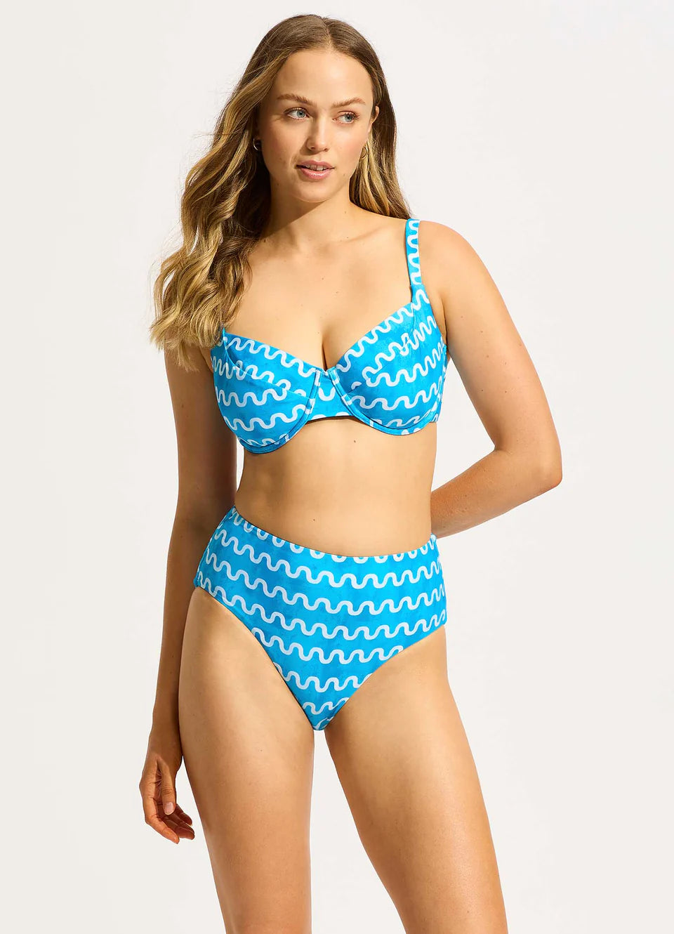 Seafolly - Soundwave High Waist Pant - Larx