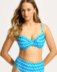 Seafolly - Soundwave F Cup Underwire Bra - Larx