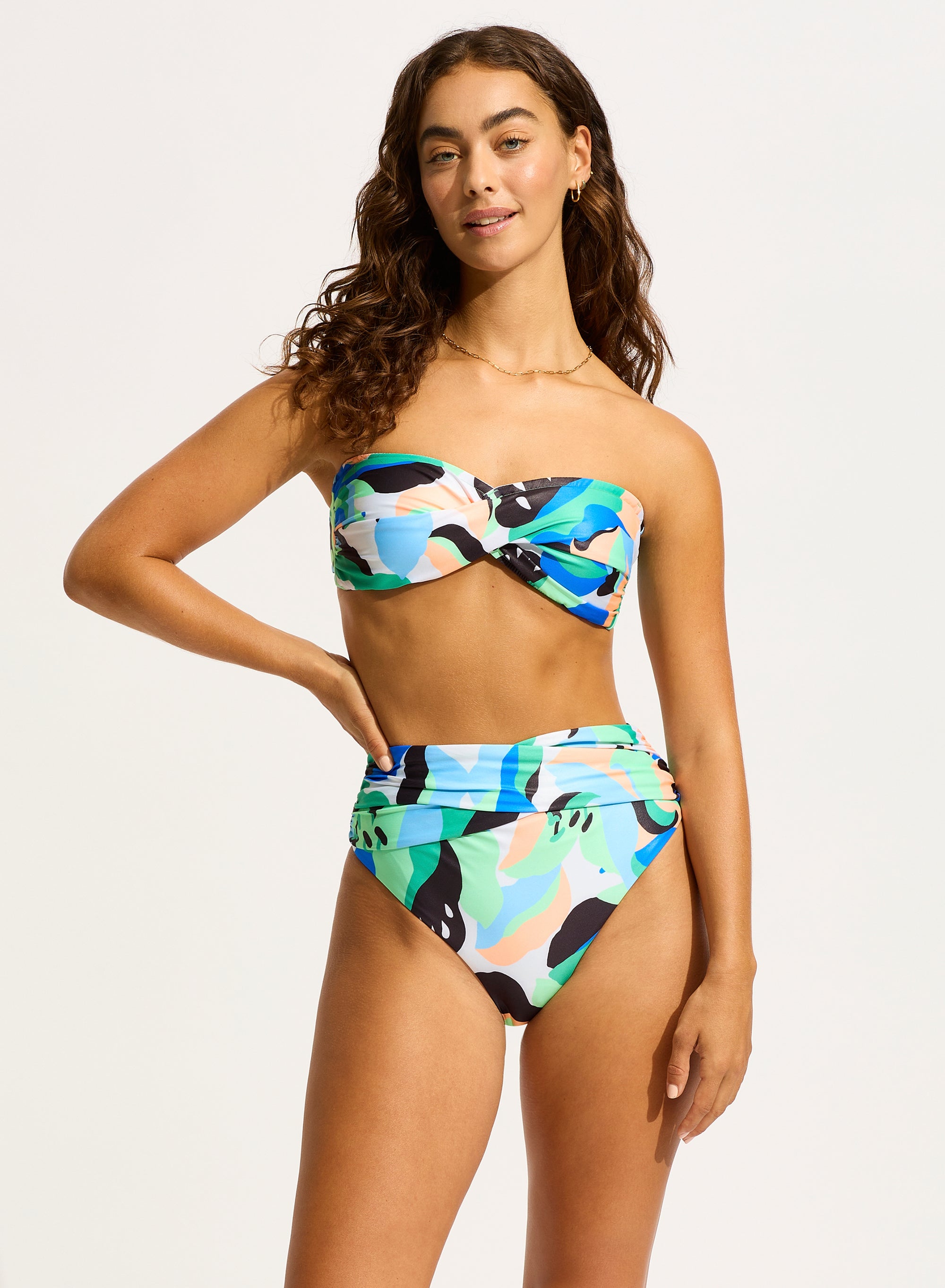 Seafolly - Rio Twist Bandeau Bikini Top - Larx