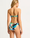 Seafolly - Rio High Leg Ruched Bikini Bottom - Larx