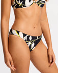 Seafolly - Birds of Paradise Reversible Hipster Bikini Bottom - Larx